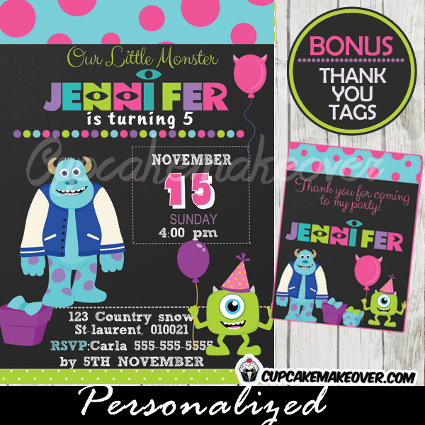 monsters-inc-party-invitation-card-girls-personalized-d3-cupcakemakeover