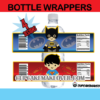 superhero bottle labels