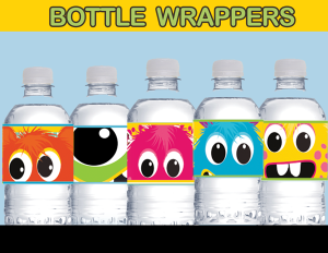 monster bottle wrappers