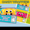 monster candy wrappers
