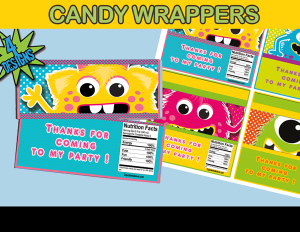monster candy wrappers
