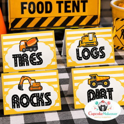 construction food tents, construction birthday food labels, editable food tent cards, under construction party, construction birthday decorations, construction buffet labels, dump truck birthday, construction printable, birthday food cards, construction dessert table, kids construction party, caution party decor, construction theme birthday, printable food tents, construction snacks