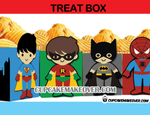 superhero treat box
