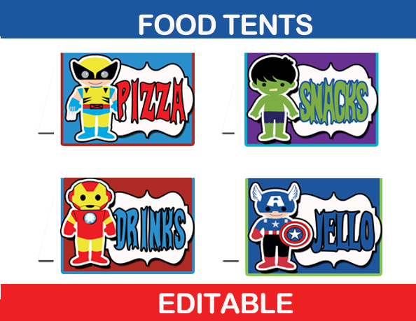 avengers food tents