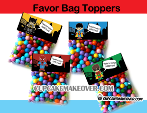 favor bag toppers