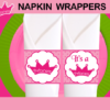pink princess napkins