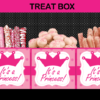pink baby shower treat box