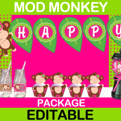 Mod Monkey Girl party