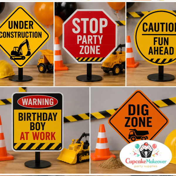 construction birthday signs, construction party printable, dig in sign, dump gifts here sign, kids at work sign, route 66 party decor, construction birthday decor, truck birthday decorations, under construction party, printable construction signs, construction food signs, construction table decor, birthday road signs, construction theme party, construction party bundle