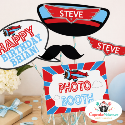airplane birthday props, photo booth props boy, airplane party decor, boy birthday props, vintage airplane theme, kids party photo booth, airplane birthday decor, personalized party props, birthday photo props, aviation birthday theme, boy party supplies, photo booth accessories, kids birthday decor