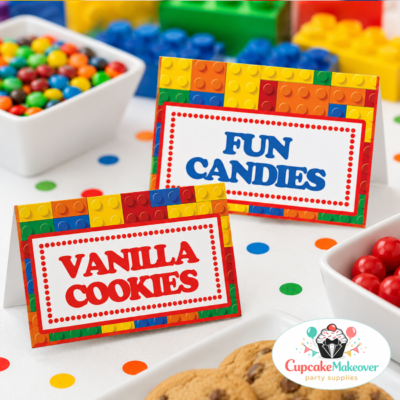 building block party, food tent cards, lego party decor, buffet table signs, printable food labels, candy buffet signs, dessert table decor, editable food tents, birthday food labels, building bricks theme, kids birthday decor, lego inspired party, printable party signs, snack table labels, colorful birthday decor, dessert buffet cards, candy table decor, party food cards, printable table tents, birthday buffet setup