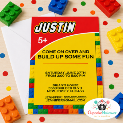 building block invitation, lego birthday invitation, kids birthday invite, printable birthday invitation, personalized invitation, building bricks party, lego themed birthday, birthday party printable, colorful birthday invite, kids party invitation, editable birthday invite, birthday celebration invite, digital invitation template, boys birthday party, lego inspired decor, building block decor, printable kids invitation, custom birthday invite, birthday invitation template, party invitation printable