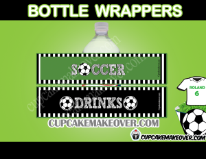 printable soccer team bottle labels