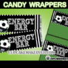 soccer party favors candy labels