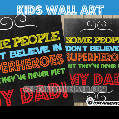 Gift for Super hero Dad Birthday Card