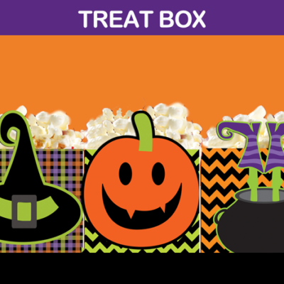 Halloween treat bag candy box