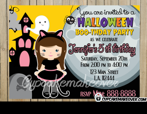 printable Halloween invitations for kids