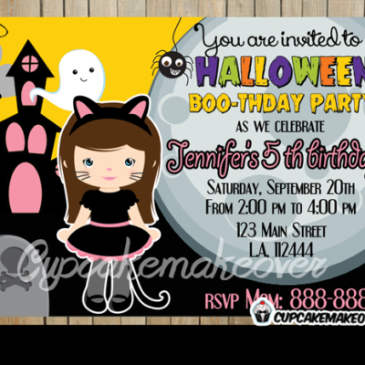 printable Halloween invitations for kids