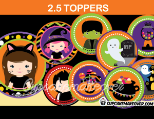 halloween cupcake cake decorations