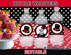 editable magic bottle wrappers
