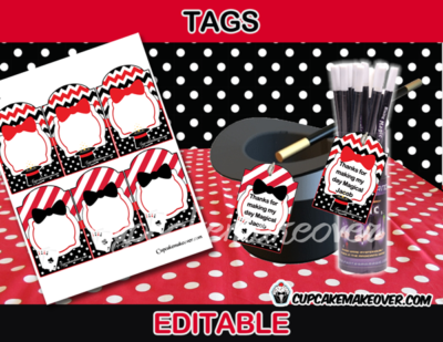 Magic Birthday Party Printables Package - INSTANT DOWNLOAD ...