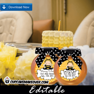 bumble bee baby shower favor tags food ideas