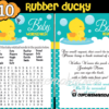 Baby Shower Rubber Duckies games