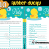 printable baby shower rubber ducky games
