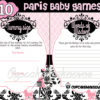 Chic PARIS Baby Shower DIY Party Printables