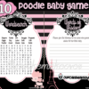 Printable Paris Baby Shower Games