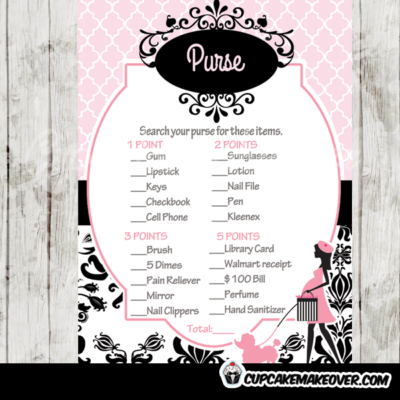 paris baby shower games to play ideas
