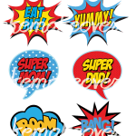 Wonder Girl Comic Toppers - INSTANT DOWNLOAD - Cupcakemakeover