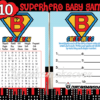 super hero baby boy printable shower games