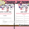 printable girl mason jar pink themed baby shower games