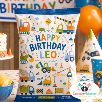 construction chip bag, construction birthday chip bag, personalized construction birthday, printable snack bag, construction party favors, dump truck birthday party, excavator birthday decorations, builder birthday theme, construction birthday printable, under construction birthday, truck birthday party, personalized birthday favors, construction snack bag, printable party favors, construction candy bag, construction treat bag, construction birthday supplies, cute construction birthday, cupcake makeover construction, construction party printable