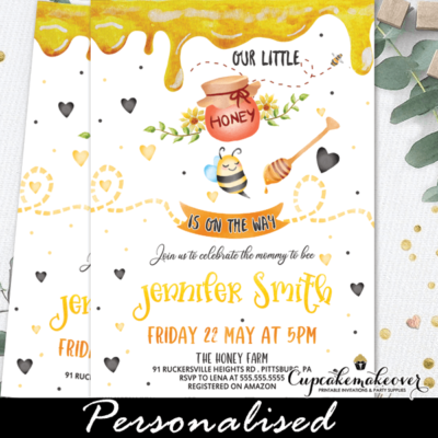 Bumble Bee Baby Shower Invitations Little Honey