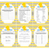 printable rubber duck baby shower games