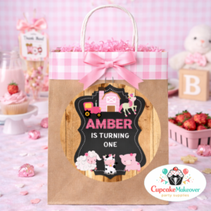 Girl farm birthday party