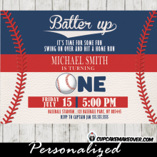 Baseball Party Package - Instant Download - Cupcakemakeover