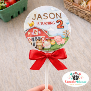 candy Topper barnyard animals farm birthday supplies