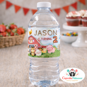 Bottle wrapper barnyard animals farm birthday supplies