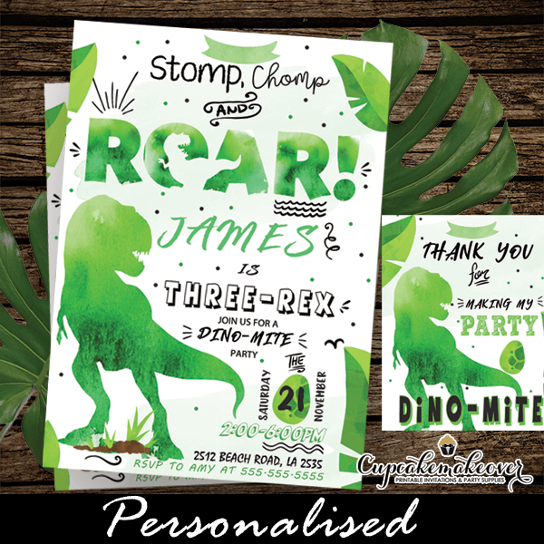 t-rex-roar-dinosaur-birthday-invites-three-rex-party-cupcakemakeover