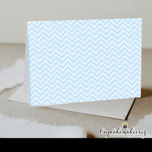 oh deer baby shower thank you cards backside woodland theme boys blue gray