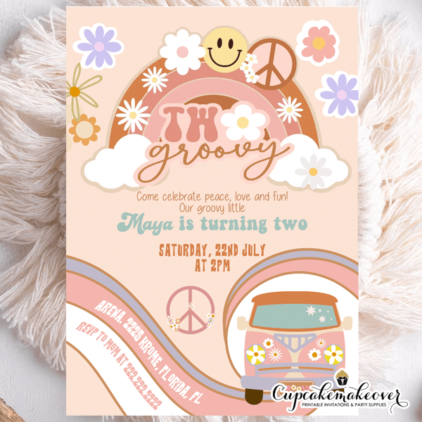 https://cupcakemakeover.com/wp-content/uploads/2023/06/Retro-Rainbow-Two-Groovy-Birthday-Invitations.png