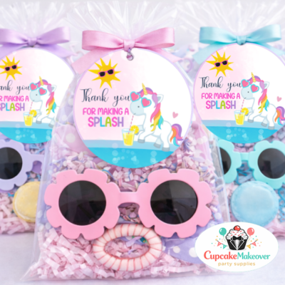 Unicorn party favors summer birthday