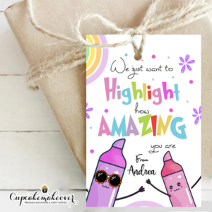 teacher appreciation favors, highlighter teacher gift, teacher thank you gift, back to school favors, student teacher gifts, teacher appreciation week, classroom favors, teacher survival kit, school party favors, personalized teacher gifts, highlighter favors, appreciation gift for teacher, end of year teacher gift, classroom reward ideas, teacher gift printable