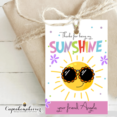 Sunshine Summer Gift Tags