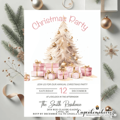 xmas party invitation