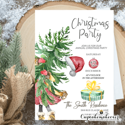 2-christmas holiday party invitations