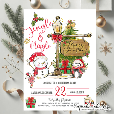 christmas holiday party invitations